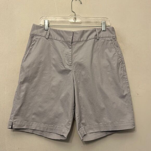 Loft light gray shorts The Riviera short Size 12 EUC - Picture 1 of 8